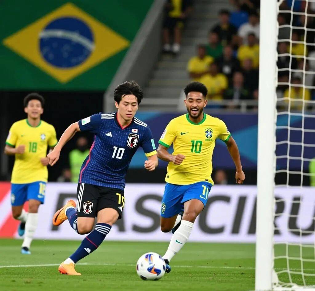 日本硬刚巴西，一场足球场上的文化碰撞与实力较量